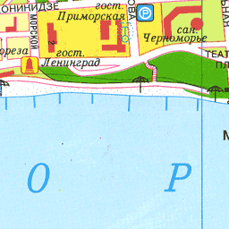 карта Сочи